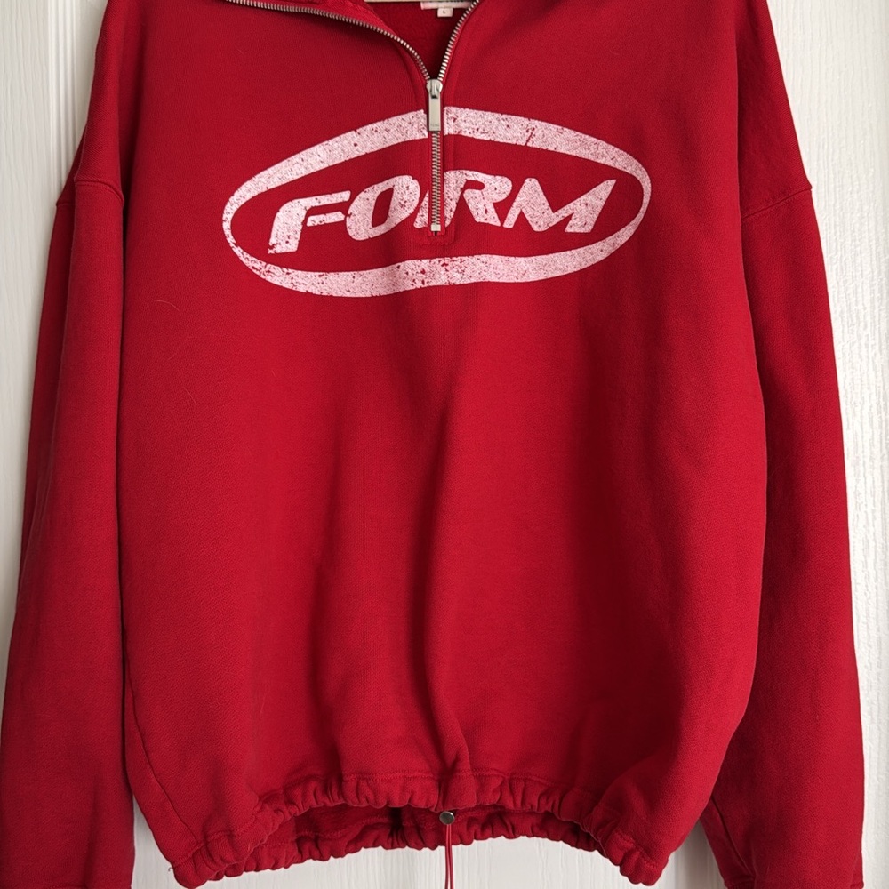 Red FORM by Sami Clarke Quarter-Zip Sweatshirt
